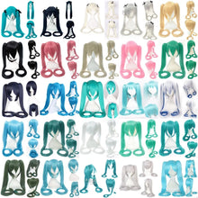 Load image into Gallery viewer, 28 Colors Miku Cosplay Wig Long Heat Resistant Synthetic Hair Clip Ponytails Wigs
