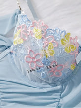 Load image into Gallery viewer, Sexy Lingerie Set Fancy Lingeries Sexy Hot Halter Bra See Through Outfit Ensemble Attractive Chest Suspenders Underwear
