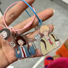 Load image into Gallery viewer, Anime Skip And Loafer Mitsumi Iwakura Sousuke Shima Keychain Cosplay Keyring Acrylic Key Chain Figure Pendant Bag Accessories
