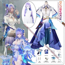 Load image into Gallery viewer, Cantarella Cosplay Wuthering Waves Costumes Sexy Women&#39;s Dress 100cm Long Purple Blue Cantarella Role-play Wigs Shoes Prop Suits
