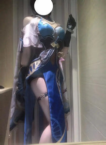 Honkai Star Rail Ruan Mei Cosplay Full Set - Uniform Outfit with Dress Shoes Wig And Prop for Complete Character Representation