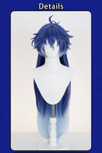 Load image into Gallery viewer, UWOWO Flins Wig Game Genshin impact Flins Cosplay Wig Kyryll Chudomirovich Flins Wig Long Hair Blue Hair Halloween Wig
