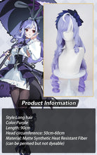 Load image into Gallery viewer, UWOWO Vivian Wig Game Zenless Zone Zero ZZZ Vivian Cosplay Wig Purple Hair Long Hair Halloween Wig
