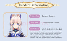 Load image into Gallery viewer, Sangonomiya Kokomi Cosplay Costume Uniform Anime Chinese Style Halloween Costumes For Genshin Impact Women Game
