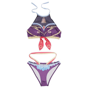 Ganyu Hutao Wanderer Nilou Yae Miko Keqing Swimsuit Cosplay Genshin Impact Costume Women Bikini Outfits Halloween Carnival Suit