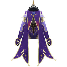Load image into Gallery viewer, Anime Game Genshin Impact Mona Cosplay Kostum Women&#39;s Halloween Carnival Party Costume Wig Cosplay Uniform Sexy Dress
