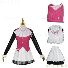 Load image into Gallery viewer, Monster Dracula Cosplay Pink Skirt Dress Girl Cosplay Costume Wig Halloween Women Fancy Roleplay Vampire Outfit disfraz
