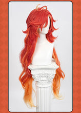 Load image into Gallery viewer, UWOWO Mavuika Wig Game Genshin Impact Mavuika “Pyro Archon” Cosplay Wig Orange Hair Long Hair Halloween Wig
