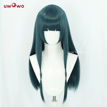 Load image into Gallery viewer, IN STOCK UWOWO Maomao Wig Anime The Apothecaryy Diaries Maomao Dance Dress Cosplay Wig Long Dark Green Wig 80CM
