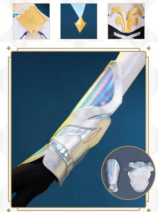 Genshin Impact Game Lumine Cosplay Costumes Halloween Carnival Party Clothes for Women Girls Cute Dress Suit Wig Full Sets