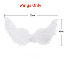 Load image into Gallery viewer, Anime 2.5 Dimensional Seduction Lilysa Amano Liliel Cosplay Costume Wig Wing Stockings Skirt Set Leather White Uniform Girls
