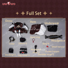 Load image into Gallery viewer, LAST BATCH UWOWO Genshin Impact Fanart Hutao Succubus Hutao Cosplay Costume Hu Tao Costume with Wings Tail Dress Cosplay Outfit
