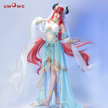 Load image into Gallery viewer, IN STOCK UWOWO Nilou Cosplay Genshin Impact Fanart Nilou &#39;Aqua Seraphina&#39; Dance Dress Cosplay Costume
