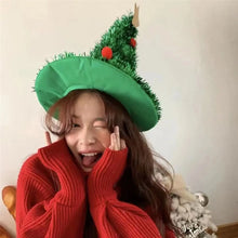 Load image into Gallery viewer, Cosplay Costume Funny Cloth Home Star Gift  Ball For Adult Xmas Ornaments Christmas Decor Christmas Tree Hat Christmas Hat
