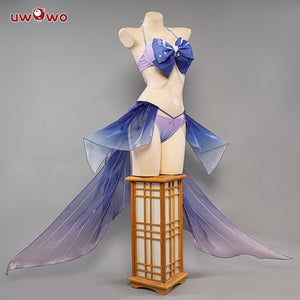 UWOWO Kokomi Cosplay Siwmsuit S-XL Genshin Impact Fanart Kokomi Sangonomiya Swimsuit Cosplay Exclusive Outfit Halloween