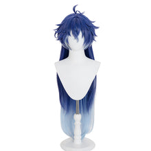 Load image into Gallery viewer, UWOWO Flins Wig Game Genshin impact Flins Cosplay Wig Kyryll Chudomirovich Flins Wig Long Hair Blue Hair Halloween Wig
