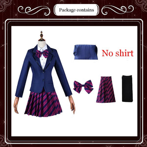 Halloween Anime Komi Can't Communicate Shouko Komi Cosplay Costume Shirt Tie Short Skirt Wig Set High School Women Uniform