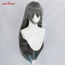 Load image into Gallery viewer, UWOWO Vita Wig Game Honkai Impact 3 Vita Cosplay Wig Long Hair Gray Hair Heat Resistant
