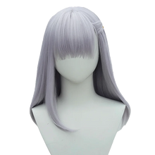 Load image into Gallery viewer, UWOWO Kama Wig Game Fatee/Grandd Orderr Assassin Kama Stage 2 Cosplay Wig Long Purple Hair Halloween Wig
