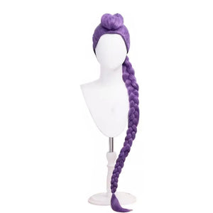 halloweenAnime KPop demon Cos hunters Superstar Mira Zoe high quality looks and cool party cosplay Roleplay wig