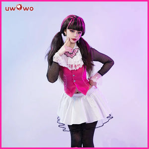 UWOWO Monster High Draculaura Cosplay Petticoat White Suit Accessory IN-STOCK Skirt Petticoat