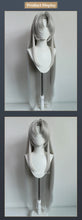 Load image into Gallery viewer, UWOWO Carlotta Wig Game Wuthering Waves WuWa Carlotta Montelli Cosplay Wig With Tonytail Long Hair Gray Hair
