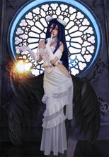 Load image into Gallery viewer, In Stock DAZCOS Anime Overlord Albedo Cosplay Costume Halloween Christmas Costume Cos Women White Dress Overlord Albedo Cosplay
