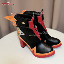 Load image into Gallery viewer, UWOWO Mavuika Shoes Game Genshin Impact Mavuika “Pyro Archon” Cosplay Shoes High Heel Size 35-45
