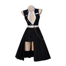Load image into Gallery viewer, In Stock Anime Female Uzui Tengen Himejima Gyomei Cosplay Suit Women Sexy Black Dress Uzui Tengen Kimono Suit Halloween
