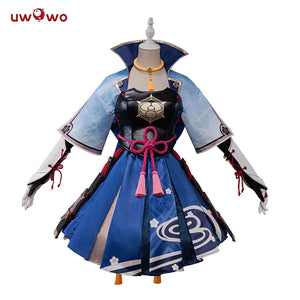 Only L XL -UWOWO Ayaka Cosplay Game Genshin Impact Cosplay Kamisato Ayaka Dress Costume Anime Halloween Costumes Carnival Outfit