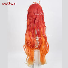Load image into Gallery viewer, UWOWO Mavuika Wig Game Genshin Impact Mavuika “Pyro Archon” Cosplay Wig Orange Hair Long Hair Halloween Wig
