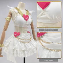 Load image into Gallery viewer, HOLOUN Panty &amp; Stocking with Garterbelt Anime Panty Anarchy Cosplay Costume Wig Top Skirt  Cos Convention Daily Wear Halloween
