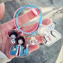 Load image into Gallery viewer, Anime Skip And Loafer Mitsumi Iwakura Sousuke Shima Keychain Cosplay Keyring Acrylic Key Chain Figure Pendant Bag Accessories
