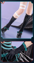 Load image into Gallery viewer, MIKUU Cosplay Costume Game Cosplay DokiDoki-R Mikku Cosplay Women Cute Black Green Lolita Dress Costume Mikuu Cosplay Wig
