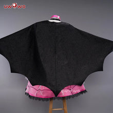 Load image into Gallery viewer, IN STOCK UWOWO Draculauraa Cosplay Costume Pink Suit Vampiree Female Little Devil Cosplay With Cape Hat Halloween Costumes
