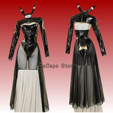 Load image into Gallery viewer, Anime Umbreon Bunny Cosplay Costume Women Kawaii Sexy Leather Bodysuit Socks Hairband Suit Little bee Jumpsuit Halloween Clothes
