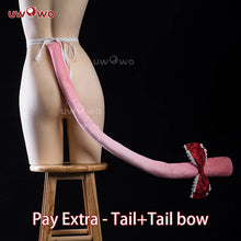 Load image into Gallery viewer, IN STOCK UWOWO Game Arknights Goldenglow Susie Party in the Garden Cosplay Costume with Bow Maid dress Pink Halloween costume
