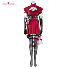 Load image into Gallery viewer, UWOWO Collab Series: Game Psylockeee Skin Cosplay Women Bodysuit Red Skin Costume Halloween Costume

