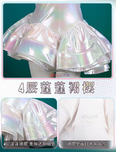 Load image into Gallery viewer, KAngel Cosplay Costume NEEDY GIRL OVERDOSE Fantasy Anniversary Colorful Dress Overload Lolita Outfit Laser Skirts Ribbon Wig
