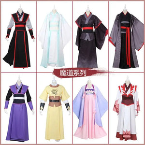 Grandmaster Of Demonic Cultivation Wei Wuxian Yi Ling Jiang Cheng Jiang Yan Li Lan Wangji Cospaly Costume Han Fu Halloween