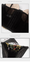 Load image into Gallery viewer, Sexy Embroidery Lingerie Lace Floral Women Underwear Bones Push Up Bra Romantic Girl Bras And Panties Set Female Beautiful Sets
