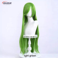 Load image into Gallery viewer, 73 Colors 100cm Long Straight Cosplay Wig Anime Compatible Universal Omopinenet Heat Resistant Synthetic Hair Wigs + Wig Cap
