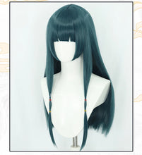 Load image into Gallery viewer, IN STOCK UWOWO Maomao Wig Anime The Apothecaryy Diaries Maomao Dance Dress Cosplay Wig Long Dark Green Wig 80CM
