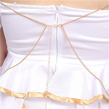 Load image into Gallery viewer, In Stock DAZCOS Anime Overlord Albedo Cosplay Costume Halloween Christmas Costume Cos Women White Dress Overlord Albedo Cosplay
