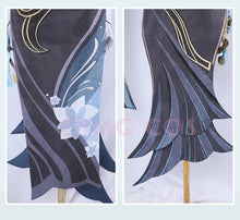 Load image into Gallery viewer, Frostflower Dew Shenhe Cosplay Costume Genshin Impact Adult Uniform Wig Anime Halloween Costumes Women Game Character Outfit
