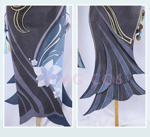 Frostflower Dew Shenhe Cosplay Costume Genshin Impact Adult Uniform Wig Anime Halloween Costumes Women Game Character Outfit