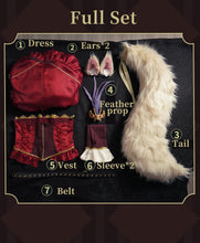 Load image into Gallery viewer, UWOWO Collab Series: Identity V Archduchess Bloody Queen Mary Cosplay Costume
