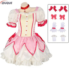 Load image into Gallery viewer, Kaname Madoka Cosplay Costume Wig Anime Puella Magi Madoka Magica Pink Ball Dress Halloween Party Uniform Outfit for Women Girl
