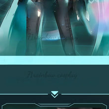 Load image into Gallery viewer, MIKUU Cosplay Mikku Formula Suits Cosplay Costume Woman Christmas Uniforms Sets Prop Wig Shoes Costumes Miku Cosplay
