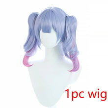 Load image into Gallery viewer, Miku Rabbit Hole Cosplay Wig Black Patent Leather Bunny Girl Sexy Cute Halloween Cosplay Costumes Headdresses Clothes Bows G # 1
